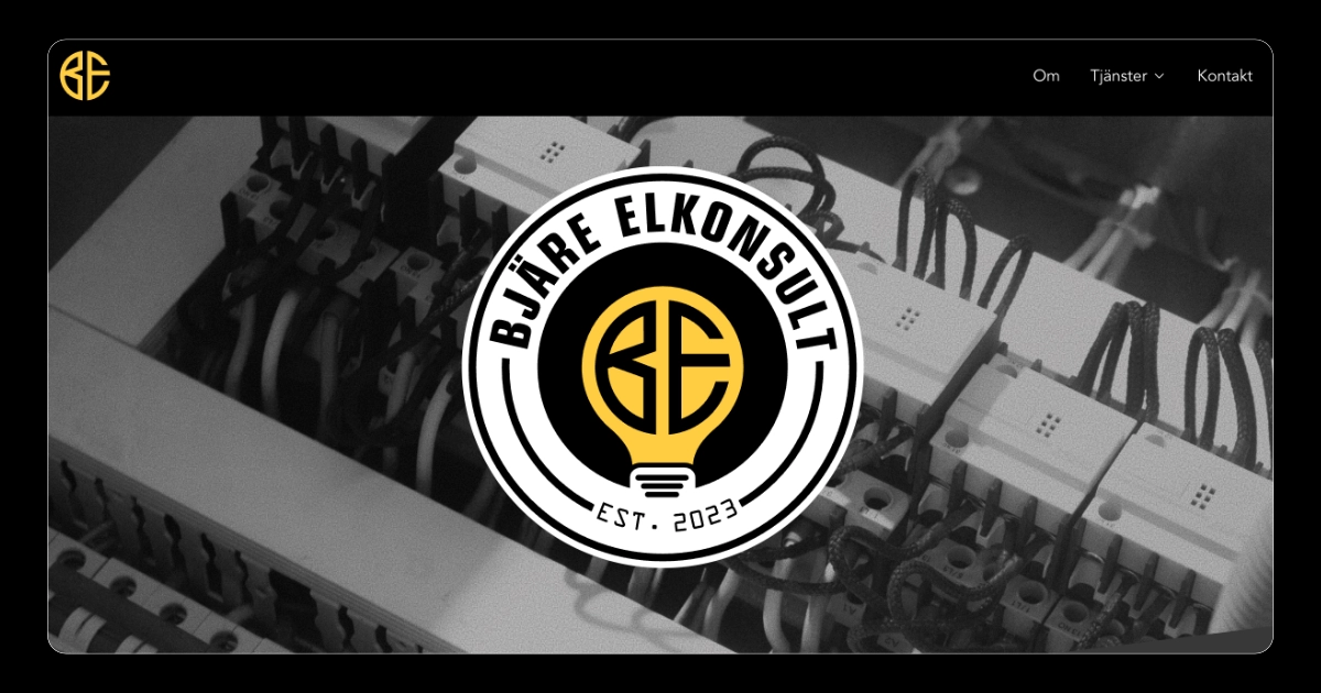 Bjäre Elkonsult logotyp